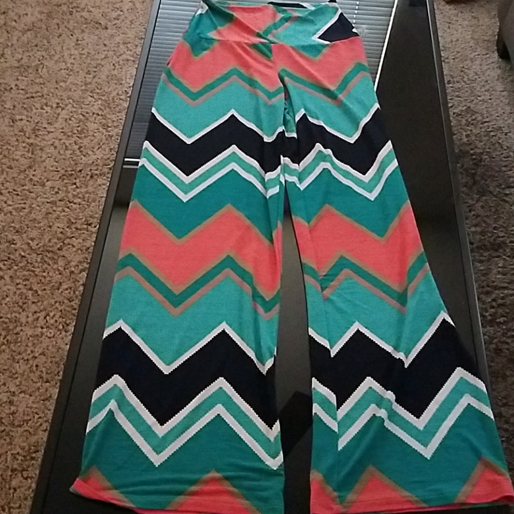 Flared pants legging material small